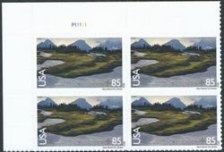 U.S. #C149 Glacier National Park 85c, PNB of 4