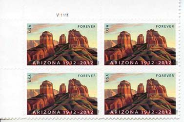 U.S. #4627 Arizona Statehood, PNB of 4 PNB of 4