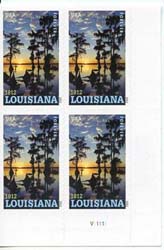 U.S. #4667 Louisiana Statehood, PNB of 4