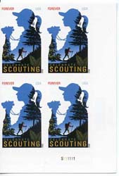U.S. #4691 Scouting, PNB of 4