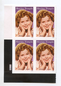 U.S. #5060 Shirley Temple PNB of 4