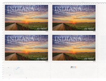 U.S. #5091 Indiana Statehood PNB of 4
