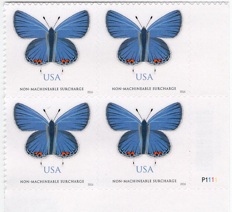 U.S. #5136 Eastern-tailed Blue Butterfly PNB of 4