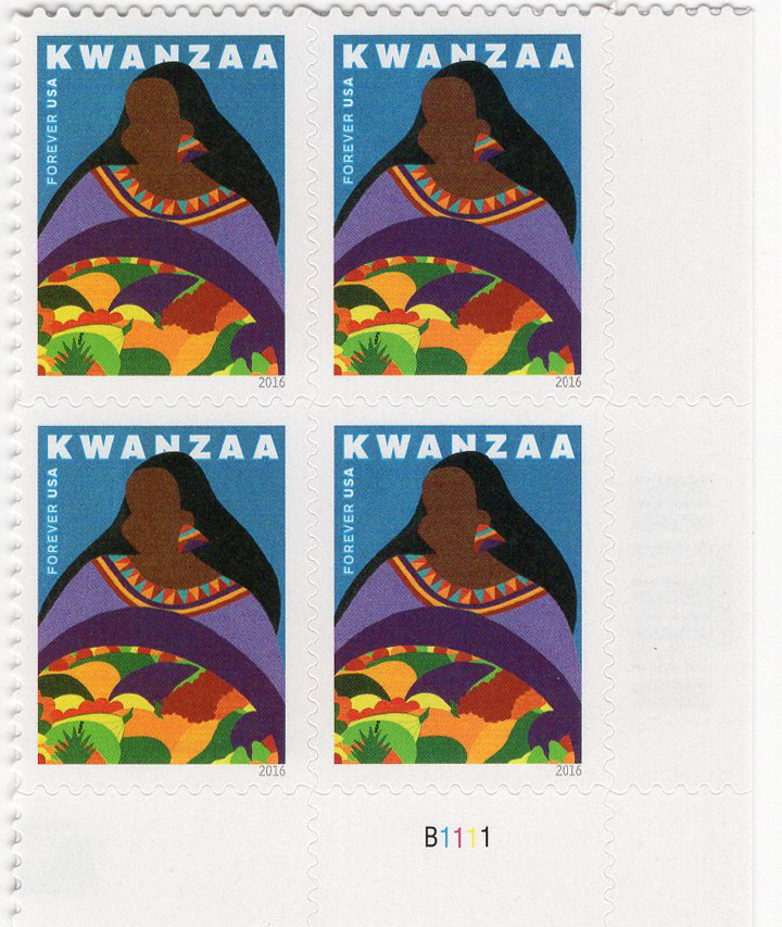 U.S. #5141 Kwanzaa PNB of 4