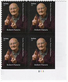 U.S. #5191 Robert Panara, PNB of 4