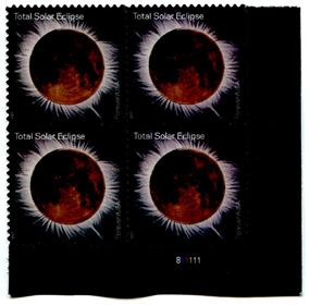U.S. #5211 Total Eclipse of the Sun, PNB of 4