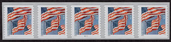 U.S. #5655 Flags of 2022 PNC 5 B1111