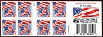 U.S. #5659a Flags of 2022 Convertible Booklet 20