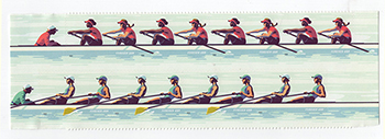 U.S. #5697b Women's Rowing, Block of 8
