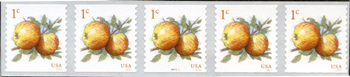 U.S. #5037 Newtown Pippin Apples, PNC of 5