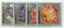 U.S. #1538-41 Mineral Heritage, 4 Singles MNH