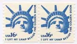 U.S. #1619 16c Liberty Coil Pair MNH