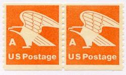 U.S. #1743 Postal Eagle 'A' Coil Pair MNH