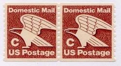 U.S. #1947 Domestic Mail 'C' Rate Coil Pair MNH