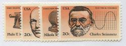 U.S. #2055-58 American Inventors, 4 Singles MNH