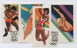 U.S. #2082-85 Summer Olympics, 4 Singles MNH