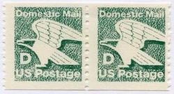 U.S. #2112 Domestic Mail 'D' Rate Coil Pair MNH