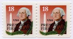 U.S. #2149a Washington, Precancel Coil Pair MNH