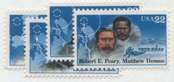 U.S. #2220-23 Arctic Explorers, 4 Singles MNH