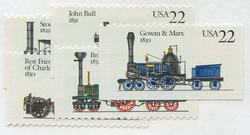 U.S. #2362-66 Locomotives, 5 Singles MNH