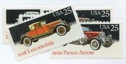 U.S. #2381-85 Classic Automobiles, 5 Singles MNH