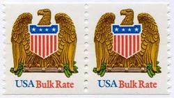 U.S. #2603 USA Bulk Rate Eagle Coil Pair MNH