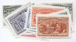 U.S. #2624a-29a Voyages of Columbus, 16 Singles (from Souvenir Sheets)