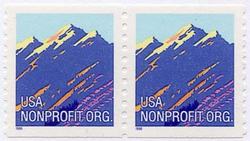 U.S. #2903 Mountains Coil Pair MNH