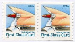 U.S. #2909 Tail-Fins First Class Coil Pair MNH