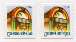 U.S. #2912A Juke Box Presorted Coil Pair MNH