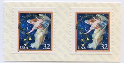 U.S. #3018 Christmas Angel Coil Pair MNH