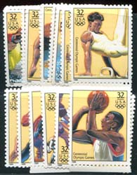 U.S. #3068a-t Atlanta Olympics, 20 Singles