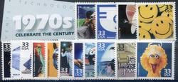 U.S. #3189a-o Celebrate the Century 1970s, 15 Singles MNH