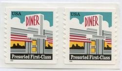 U.S. #3208A Diner Presorted Coil Pair MNH