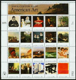 U.S.  #3236  American Art, Pane of 20