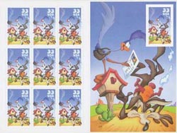 U.S.  #3391 Road Runner Pane of 10