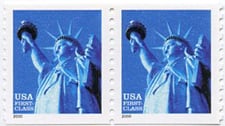 U.S. #3452 1st Class Liberty Coil Pair MNH