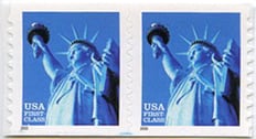 U.S. #3453 1st Class Liberty Coil Pair (2002) MNH