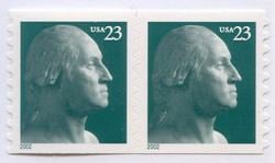 U.S. #3617 23c Washington Coil Pair MNH