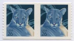 U.S. #4141 26c Florida Panther Coil Pair MNH