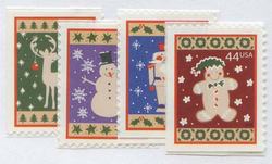 U.S. #4425-28 44c Winter Holidays 2009, 4 Singles