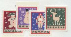 U.S. #4429-32 44c Winter Holidays 2009, 4 Singles