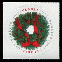 U.S. #4814 Global - Evergreen Wreath