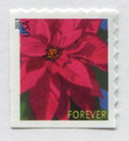 U.S. #4821 Poinsettia from ATM Booklet