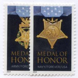 U.S. #4822-23 Medal of Honor (2013), 2 Singles