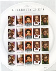 U.S. #4926 Celebrity Chefs Pane of 20