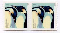 U.S. #4990 Emperor Penguins Coil Pair, additional ounce