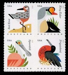 U.S. #4994a Coastal Birds, postcard rate definitives