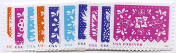 U.S. #5081-90 Colorful Celebrations, 10 Singles