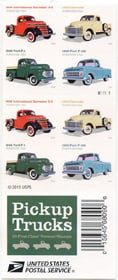 U.S. #5104b Pickup Trucks, Dbl Sided Booklet of 20